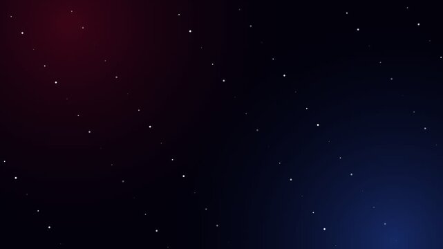 A serene view of distant white stars scattered across a dark cosmic void