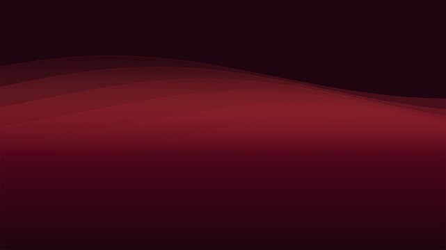 Abstract background featuring smooth flowing red waves on a dark surface