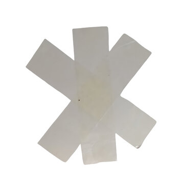 White star of life symbol against a black background isolated silhouette