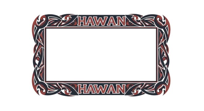 Hawan Ceremony Decorative Frame Border.