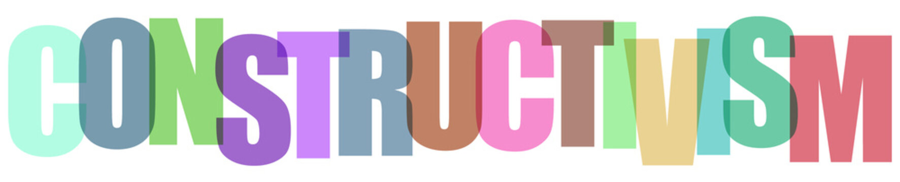 Constructivism, colorful typography, art movement, design style, abstract concept