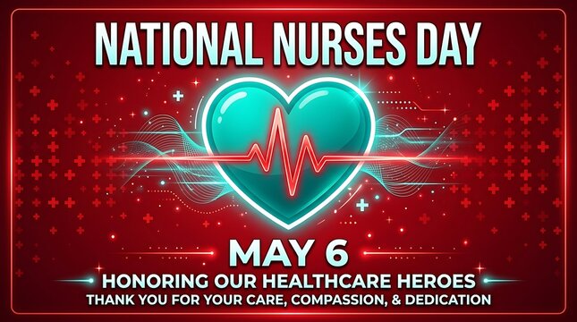 National Nurses Day on May 6, honoring healthcare heroes with care and compassion