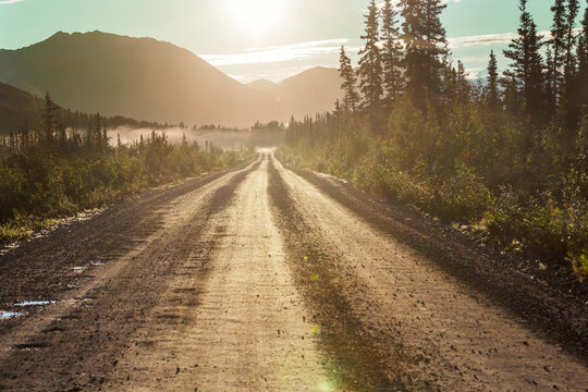 Road in Alaska