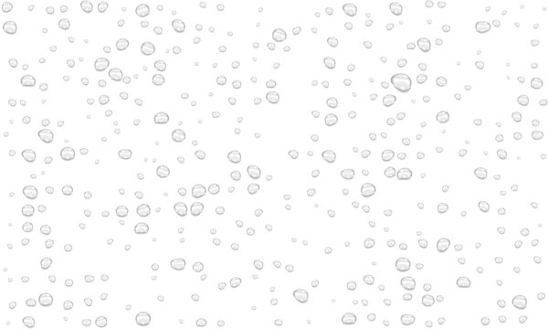 Realistic water drops. PNG drops, condensation on the window, transparent water drop. Abstract water drops, bubbles on transparent background, digital liquid design, Stock royalty free