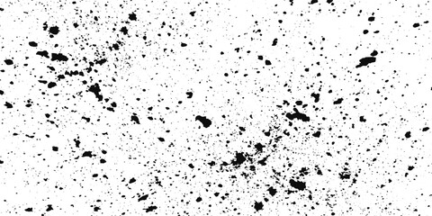 Obraz premium Vintage Grunge Overlay with Black Paint Splashes, Water Drops, Ink Stains and Rough Distressed Artistic Background.