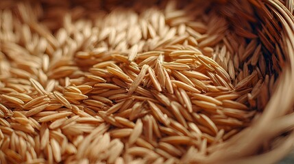 Obraz premium close up of brown rice