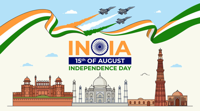 India Independence Day Celebration Graphic 5.