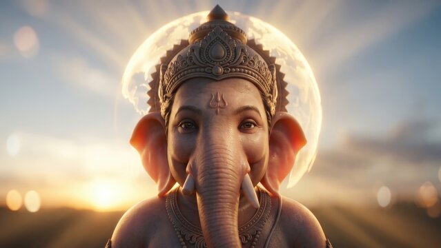Lord Ganesha Realizing True Wisdom &ndash; Parents Are the Whole Universe