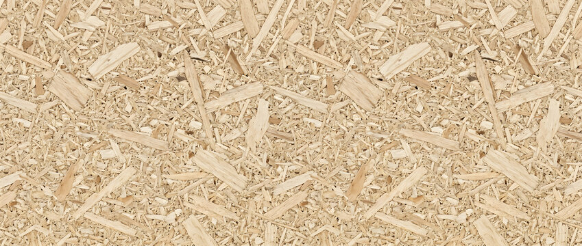 OSB clean light engineered wood strand board texture with refined natural chip surface for seamless architectural material resources