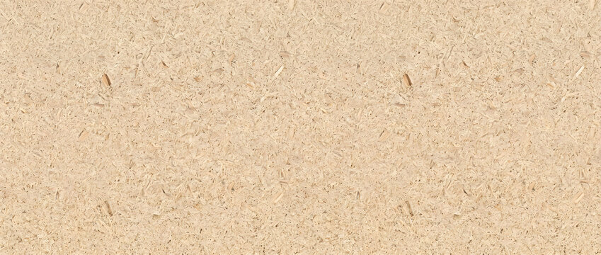 OSB realistic light engineered wood chip board seamless texture with natural surface for interior design backgrounds and digital materials