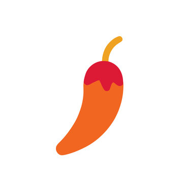 Stylized chili pepper illustration