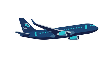 modern airplane with 5g l © Micro Design-id