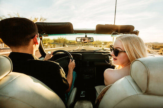 couple in car