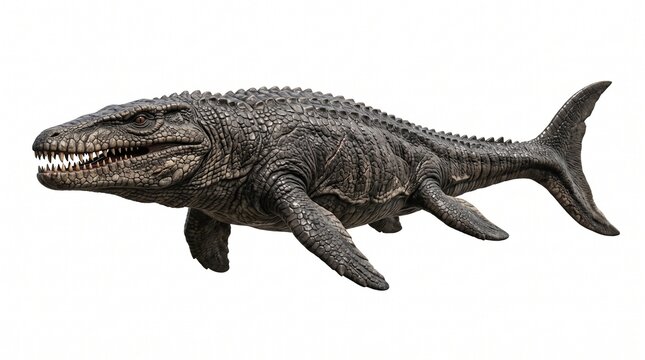 Mosasaurus Isolated On White Background Mosasaurus Illustration Mosasaurus dinosaur White Background, Mosasaurus Reptile prehistoric extinct sea Creature dinosaur, dinosaurs