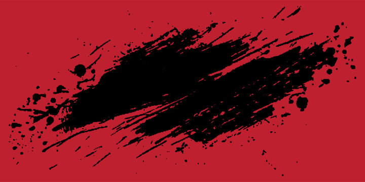 red vector layout with flat lines on backround blue. Decorative shining illustration with lines on abstract template.