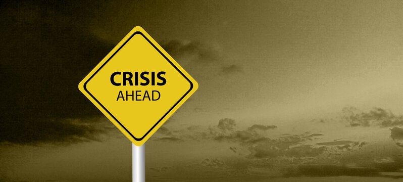 Financial Crisis, Economic, Business risk management concept. Risk word on wooden block, domino crisis effect. Concept Risk, Crisis, Management, Assessment, Insurance, Security, Financial, Economic