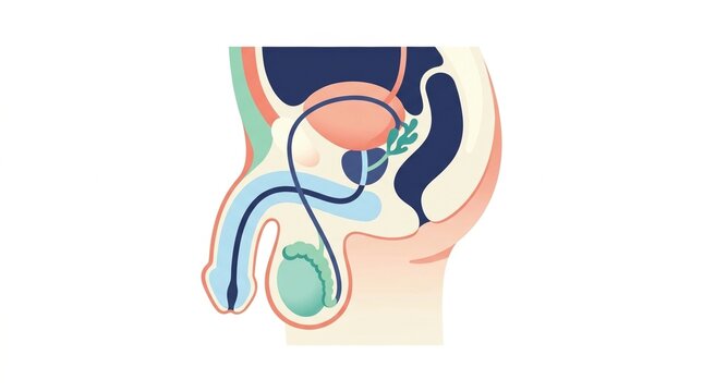 This visual explains male reproductive health and highlights details about sperm health and reproductive anatomy for better awareness in men.