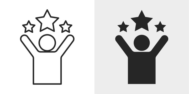 Conversion Rate Icon represents marketing performance, sales optimization, and customer conversion tracking with an editable outline vector illustration.