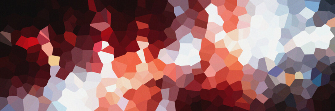 Abstract Red Low Poly Geometric Background with Modern Polygon Pattern and Vibrant Creative Mosaic Design
