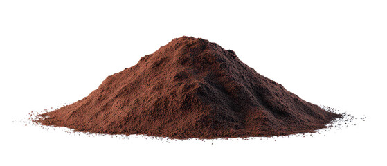 earth mound cutout isolated illustraion on transparent background texture soil