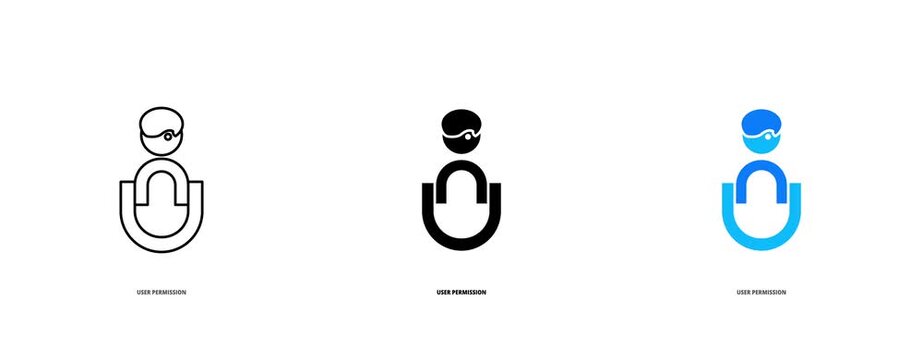 User Permission and Role Access Control for SaaS Settings - Animated Motion Pack (Line, Solid Black, Modern Blue Styles)