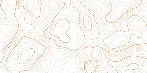 Topographic line contour map background, geographic grid map.Geographic line map with elevation assignments.Business concept. Vector illustration.  © AFROZAOPORNA