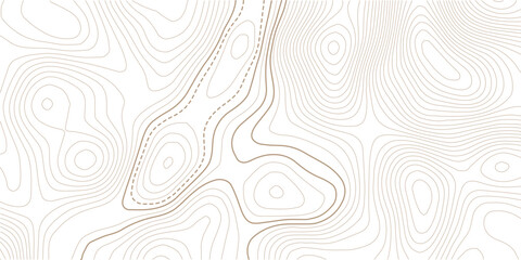 Topographic line contour map background, geographic grid map.Geographic line map with elevation assignments.Business concept. Vector illustration.  © AFROZAOPORNA