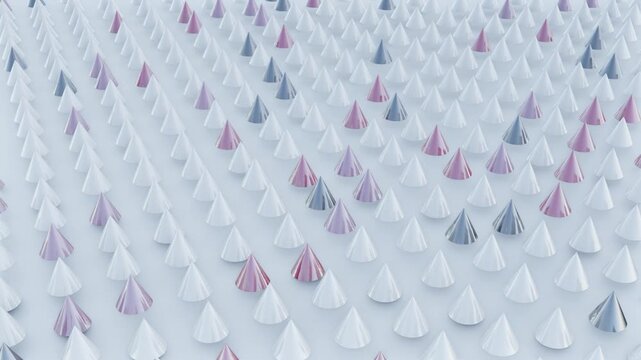 Modern abstract scene featuring geometric objects, realistic 3D render, elegant digital composition, premium background for visual communication, branding and presentations
