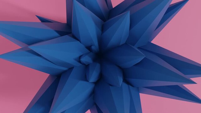 Abstract 3D geometric composition with realistic digital objects, clean contemporary design, premium modern background for creative media, architecture and technology themes