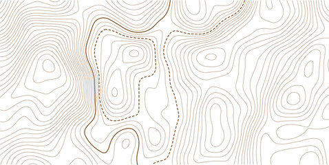 Geographic abstract pattern. The topo contour or wallpaper.Topography and geography map grid abstract backdrop.Vector banner. © MITA