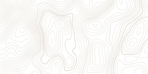 Geographic abstract pattern. The topo contour or wallpaper.Topography and geography map grid abstract backdrop.Vector banner. © MITA