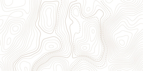 Geographic abstract pattern. The topo contour or wallpaper.Topography and geography map grid abstract backdrop.Vector banner. © MITA