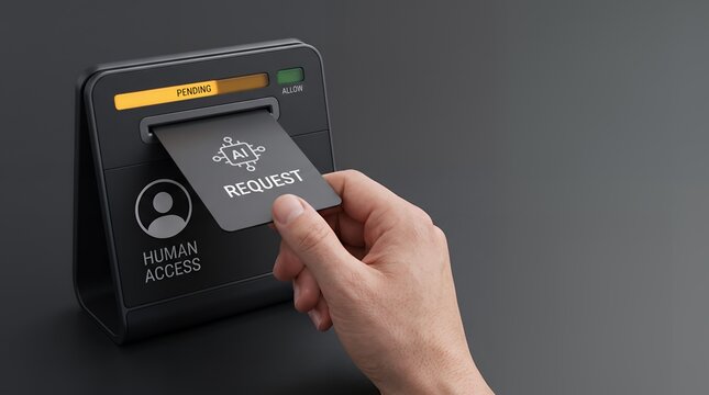 Ai trust through responsible AI deployment requiring manual approval card insertion in a secure reader