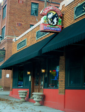 Entrance to the authentic Mexican restaurant La Cucaracha. St Paul Minnesota MN USA