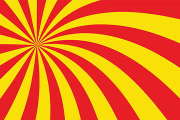 Obraz premium Abstract Spiral Sunburst Vector Background with Retro Radial Rays, Vibrant Swirl Pattern and Dynamic Design