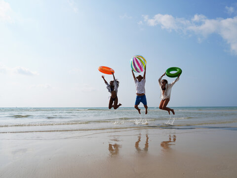 young teen on the beach