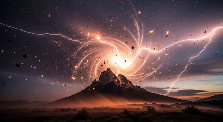 Mountain energy blast