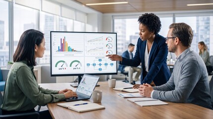 Naklejka premium Compensation equity analysis, anonymous employee groups, pay