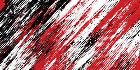 Gaming esport background striking stripes electric banner vector illustration design red black grunge brush wing comic pattern modern abstract concept livery stripes decal paint splash splatter.eps 10 © Samsul