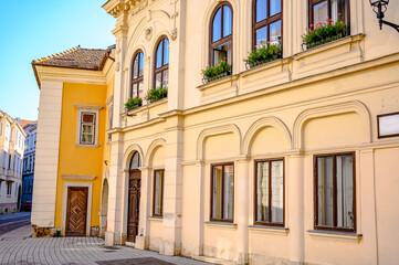 Fototapeta premium Historic architecture in Sopron