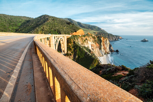 Handrail View of Bixby Bridge