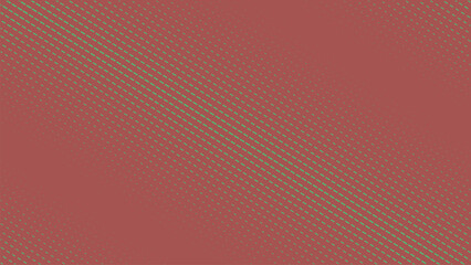 Fototapeta premium Halftone pattern background. Abstract red texture with diagonal dotted lines.