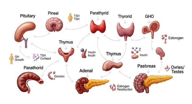 Detailed Illustration of Human Digestive System Organs and Functions.