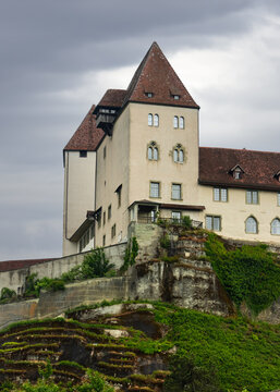Trachselwald Castle, medieval fortress towering on a cliff