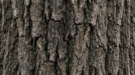 Fototapeta premium Close up of rough textured tree trunk bark