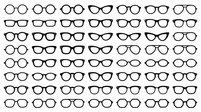 Variety of Eyeglasses Display.