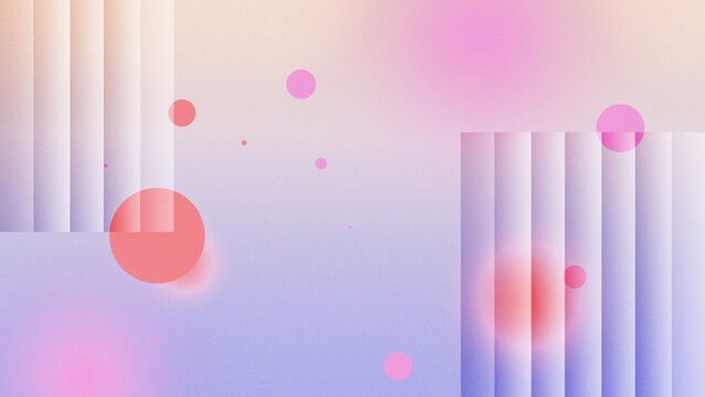 Abstract Pastel Gradient Background with Glass Ribs