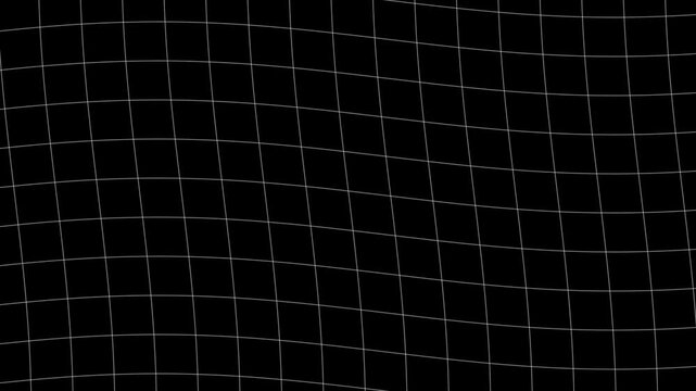 Dynamic blueprint grid animation with shifting mesh pattern