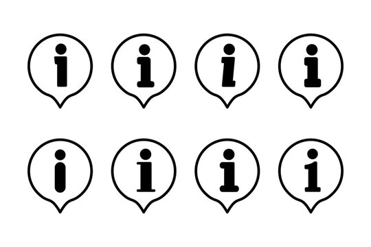 Information sign icon vector illustration. about us sign and symbol. question mark icon