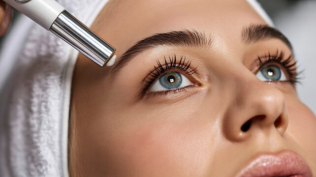 Professional eye care cosmetic treatment for healthy youthful appearance